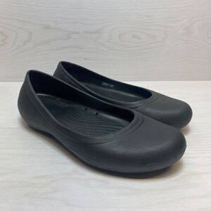 Crocs Women's Size 9 Slip Resistant Shoes Black Ballet Flats Work